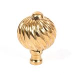 Polished Brass Spiral Cabinet Knob - Small | 83550