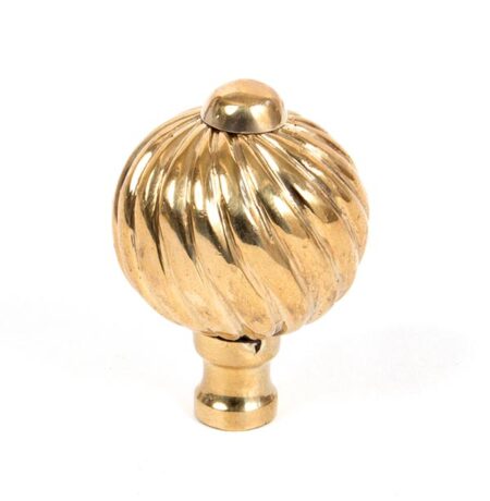 Polished Brass Spiral Cabinet Knob - Small | 83550
