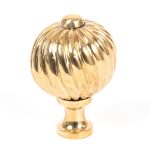 Polished Brass Spiral Cabinet Knob - Medium | 83551