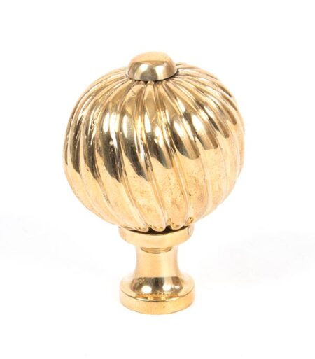 Polished Brass Spiral Cabinet Knob - Medium | 83551