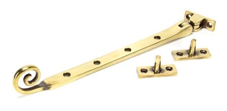 Aged Brass 10" Monkeytail Stay | 83568