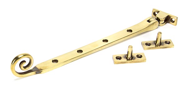 Aged Brass 10" Monkeytail Stay | 83568