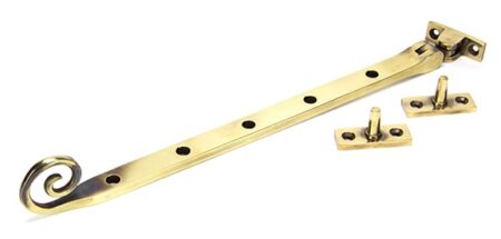 Aged Brass 12" Monkeytail Stay | 83569