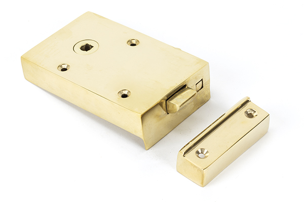 Polished Brass Left Hand Bathroom Latch | 83570