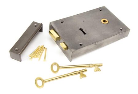 From the Anvil Iron Right Hand Rim Lock - Large