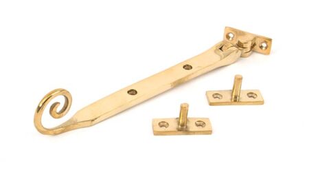 From the Anvil Cast Monkeytail Stay - Polished Brass