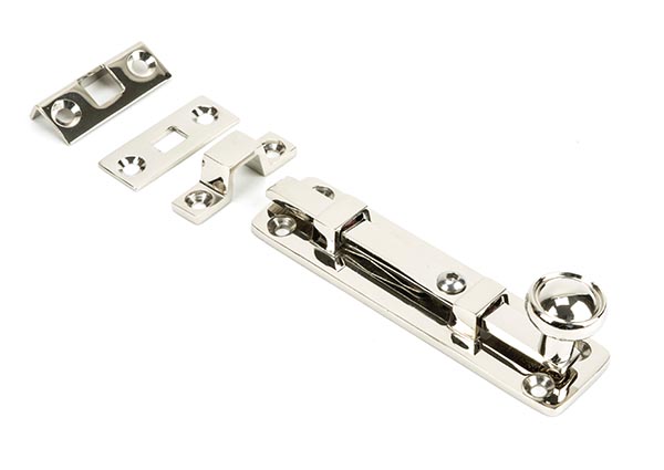 Polished Nickel 4" Universal Bolt | 83611