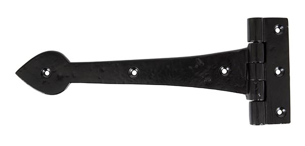 Black Smooth 10½" Cast T Hinge (pair) | 83625