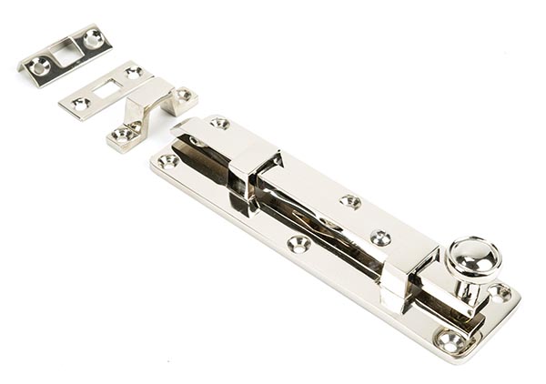 Polished Nickel 6" Universal Bolt | 83626