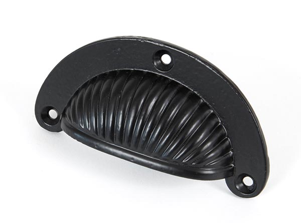 Black 3" Flower Drawer Pull | 83677