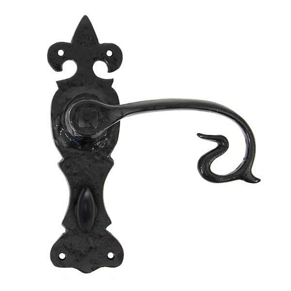 Black Curly Lever Bathroom Set | 83695