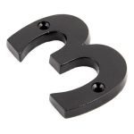 Black Numeral 3 | 83703