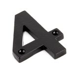 Black Numeral 4 | 83704