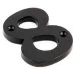 Black Numeral 8 | 83708