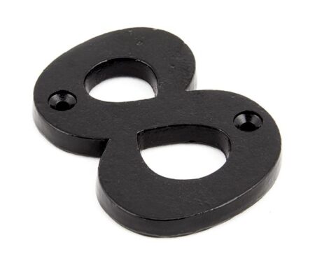 Black Numeral 8 | 83708