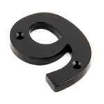 Black Numeral 9 | 83709