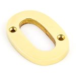 Polished Brass Numeral 0 | 83710