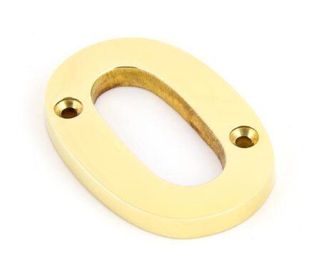 Polished Brass Numeral 0 | 83710