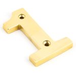 Polished Brass Numeral 1 | 83711