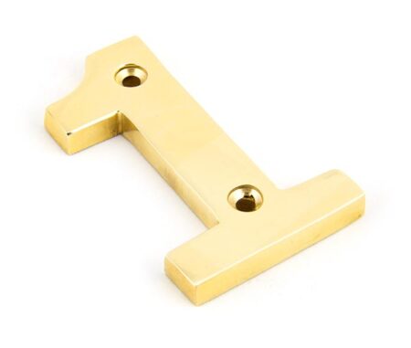 Polished Brass Numeral 1 | 83711