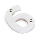 From the Anvil Polished Chrome Numeral 6
