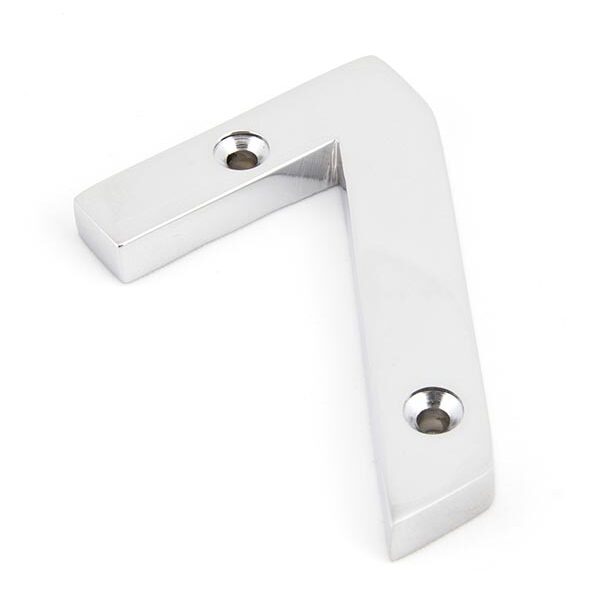From the Anvil Polished Chrome Numeral 7