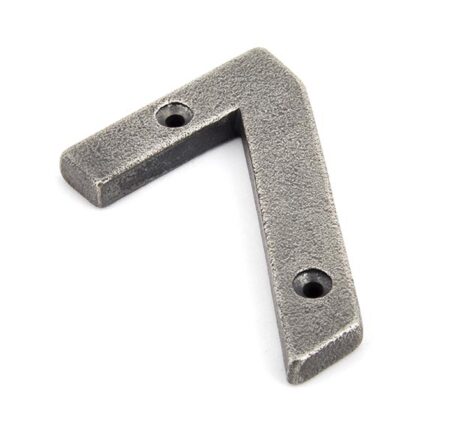 From the Anvil Antique Pewter Numeral 7 - Pewter Patina