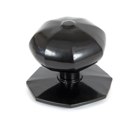 From the Anvil Black Octagonal Centre Door Knob