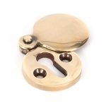 Aged Brass 30mm Round Escutcheon | 83805