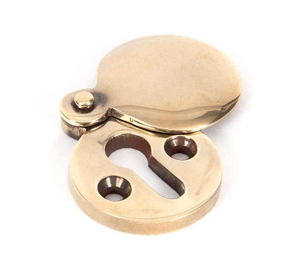 Aged Brass 30mm Round Escutcheon | 83805