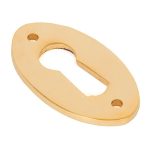 Polished Brass Oval Escutcheon | 83812