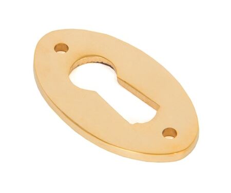 Polished Brass Oval Escutcheon | 83812