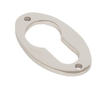 Polished Nickel Oval Euro Escutcheon | 83813