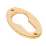 Polished Brass Oval Euro Escutcheon | 83815