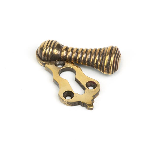 Aged Brass Beehive Escutcheon | 83817