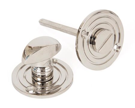 From the Anvil Round Thumbturn Set - Polished Nickel