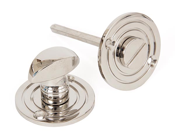 Polished Nickel Round Bathroom Thumbturn | 83824