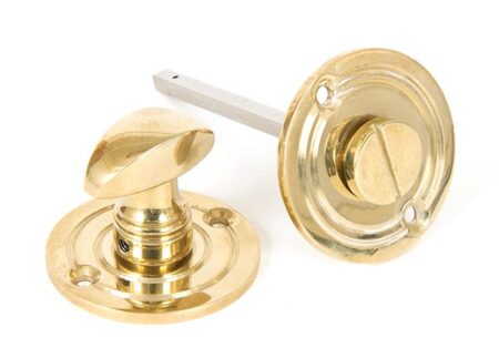 Polished Brass Round Bathroom Thumbturn | 83825