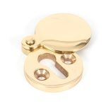 Polished Brass 30mm Round Escutcheon | 83831