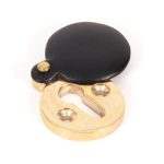 Ebony 30mm Round Escutcheon | 83833