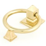 Polished Brass Ring Door Knocker | 83836