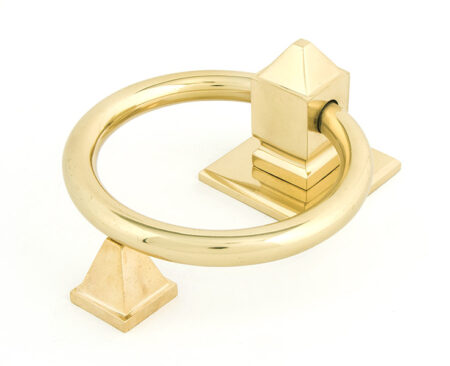 Polished Brass Ring Door Knocker | 83836