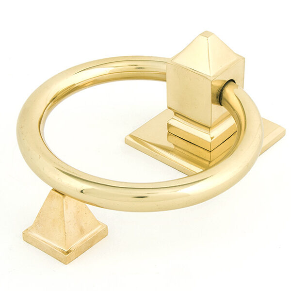 Polished Brass Ring Door Knocker | 83836