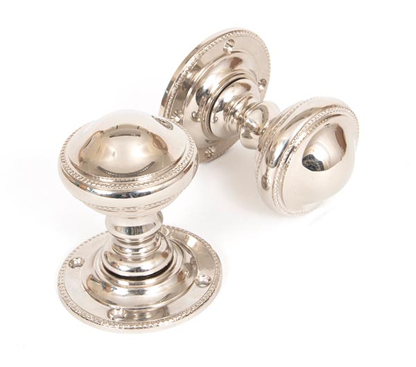 Polished Nickel Brockworth Mortice Knob Set | 83861