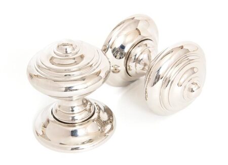 From the Anvil Polished Nickel Elmore Concealed Mortice Knob Set