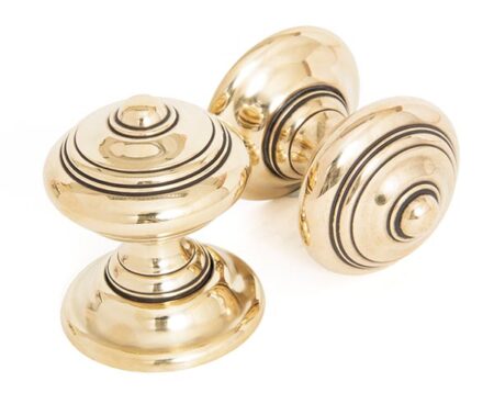 From the Anvil Aged Brass Elmore Concealed Mortice Knob Set