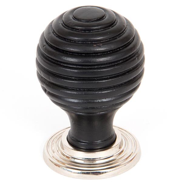 Ebony and PN Beehive Cabinet Knob 35mm | 83869