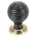Ebony and AB Beehive Cabinet Knob 35mm | 83871