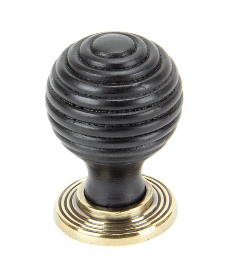 Ebony and AB Beehive Cabinet Knob 35mm | 83871