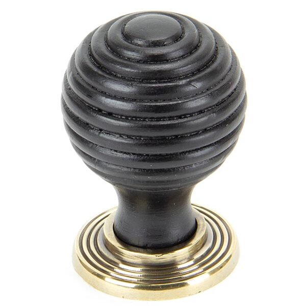 Ebony and AB Beehive Cabinet Knob 35mm | 83871